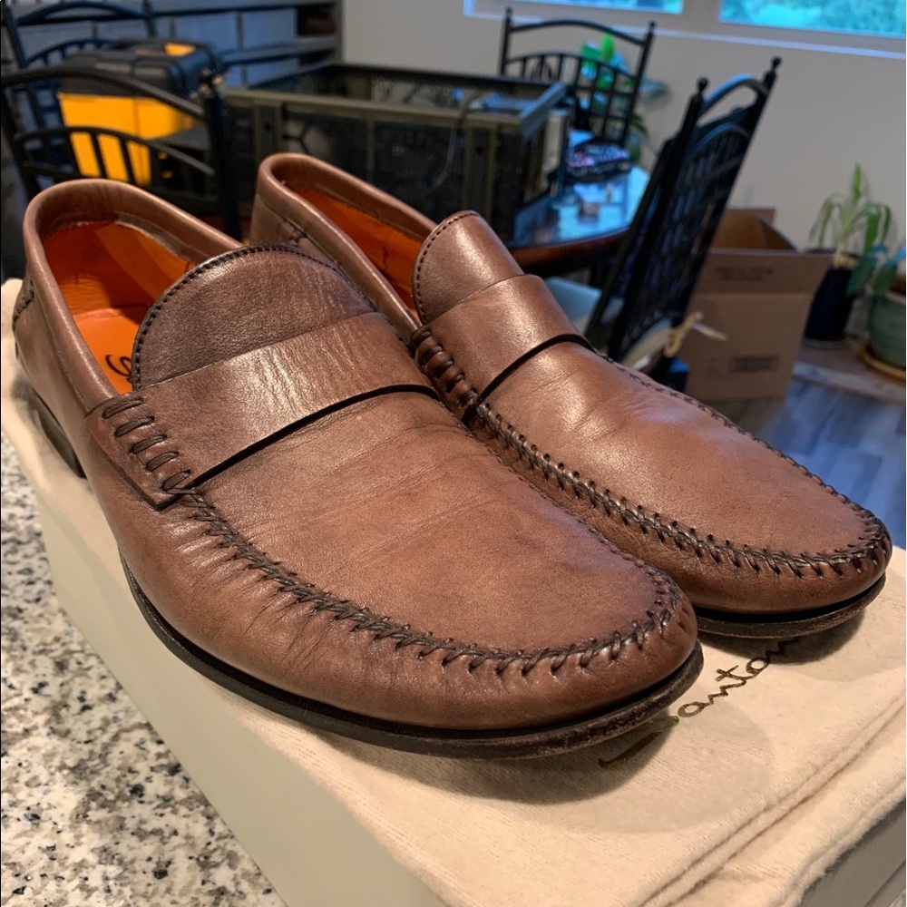 Santoni Paine M2 Penny Loafer Size 9.5 Men’s